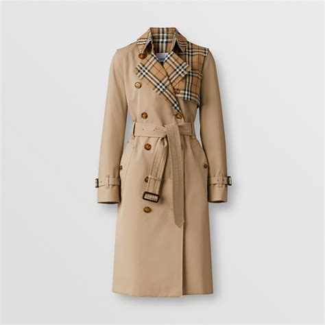 burberry baronscourt ladies raincoat|burberry check trench coat.